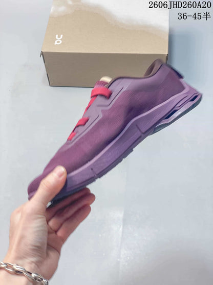 On Cloudnova Moon Women's Low-Top Running Shoes Purple Red
