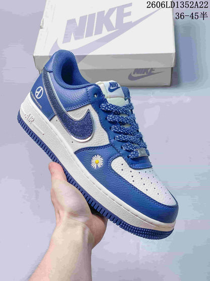 Nike Air Force 1 Low Daisy Swoosh Sneakers