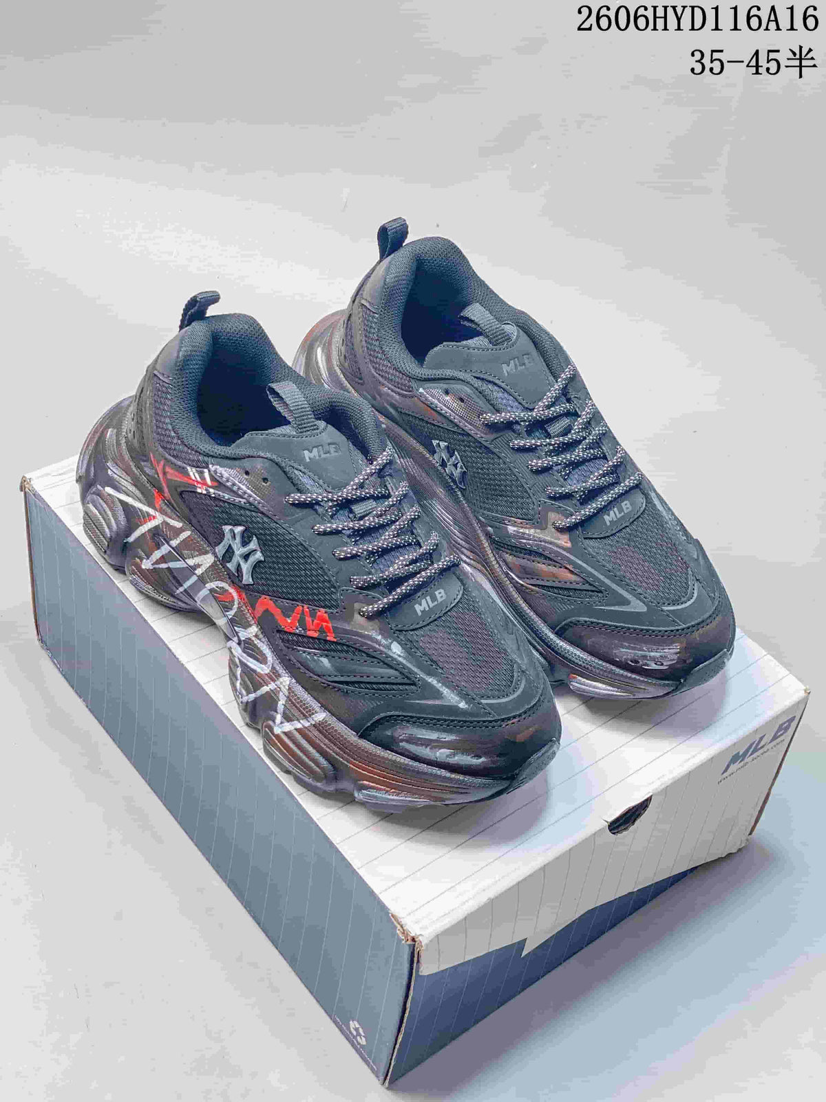 MLB NY Graffiti Chunky Sneakers, Charcoal