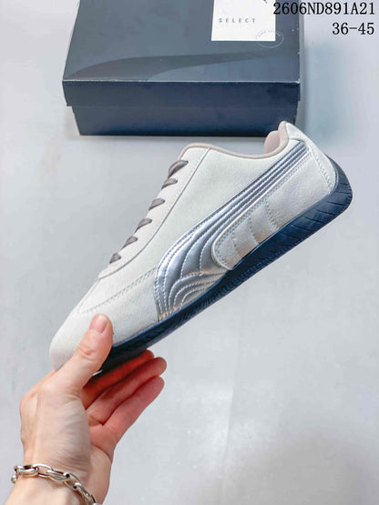 Puma Speedcat OG Casual Sneakers in Light Gray and Silver