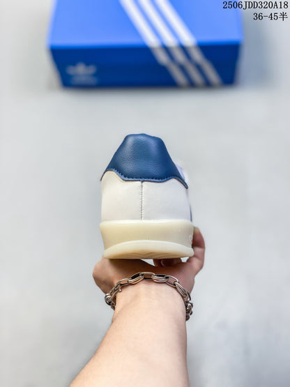 Adidas Gazelle Sneakers, Off-White and Blue