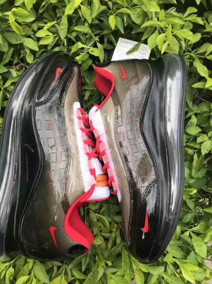 Nike Air Max 720 Sneakers Black Smoke Grey Red