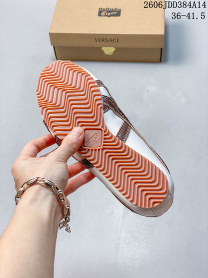 Versace x Onitsuka Tiger Tai-Chi Sakura Low-Top Sneakers