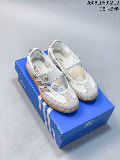 Adidas Samba Jane Mary Jane Sneakers White Beige