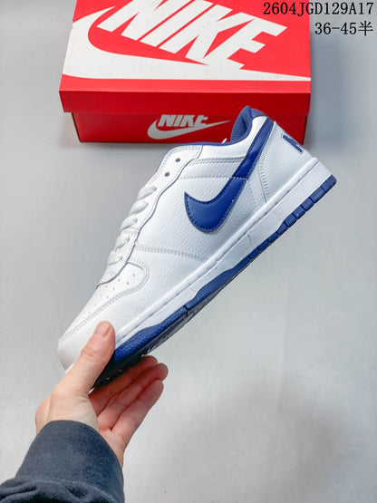 Nike Big Low Men's Low-Top Sneakers White Blue 355152-04