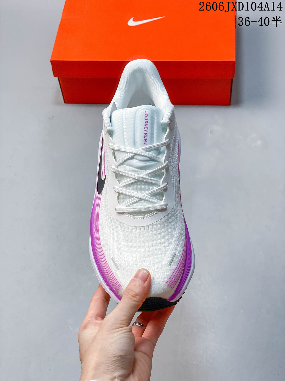 Nike Journey Run 2 Running Shoes White Purple