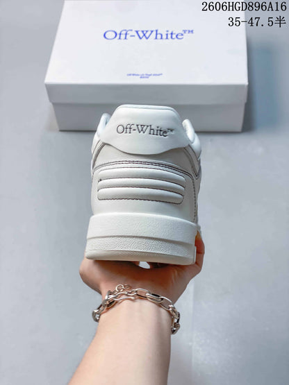 Off-White Low-Top Sneakers in White
