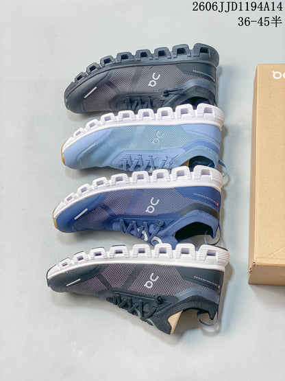 On Cloud 6 Versa Men's Running Shoes – Blue and Gray