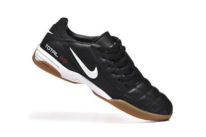 Nike Total 90 Black White Indoor Soccer Shoes