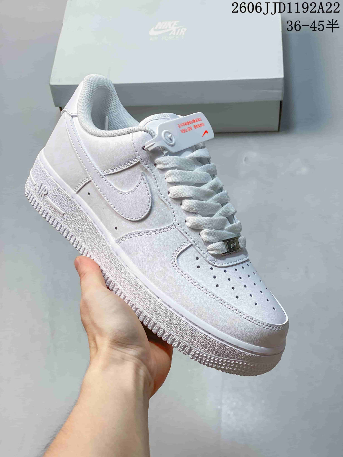 Nike Air Force 1 ’07 Low Porcelain Blue and White Sneakers