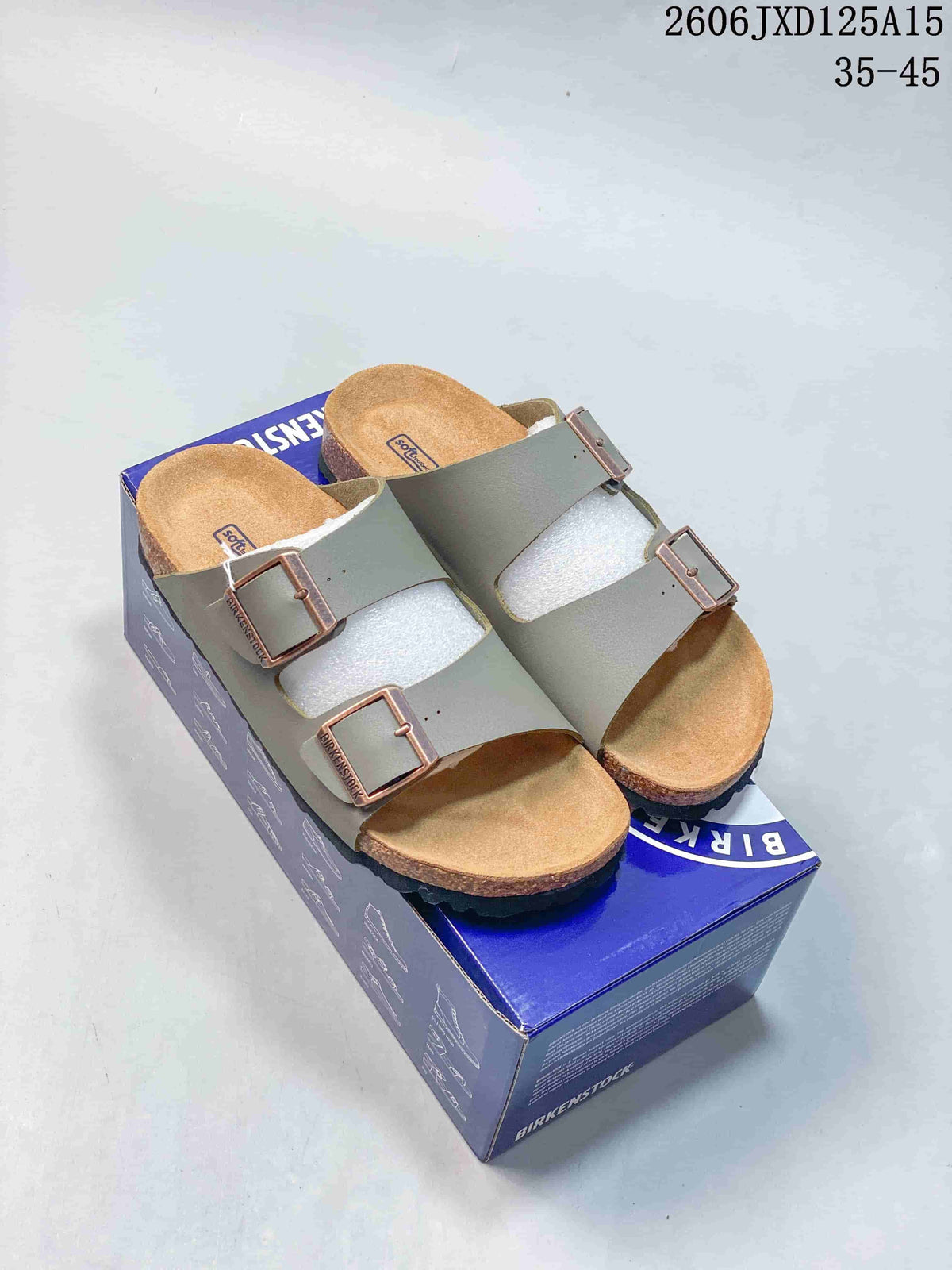 Birkenstock Arizona Two-Strap Sandals, Gray, 1010503