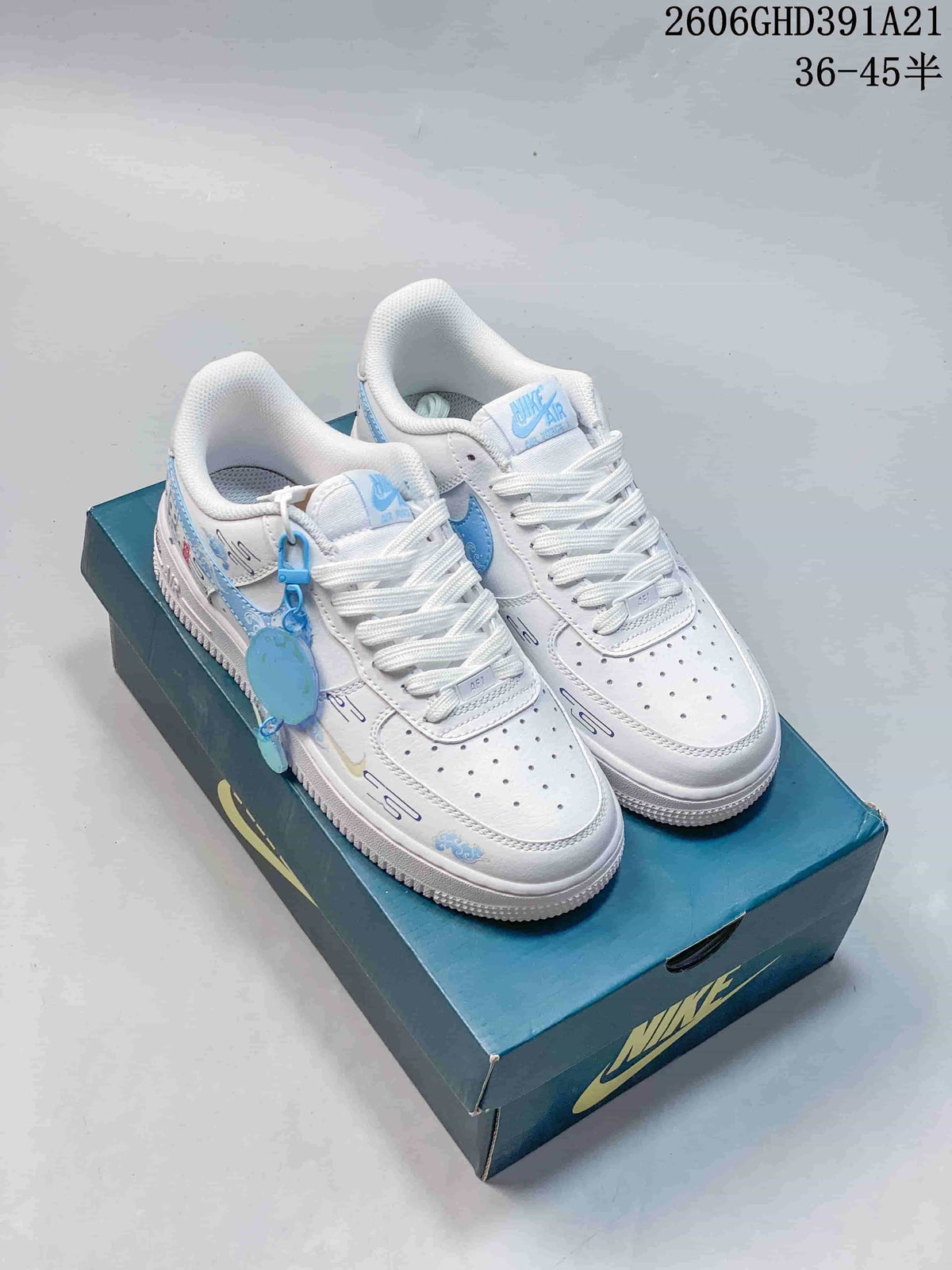 Nike Air Force 1 Low New Year White Blue Sneakers