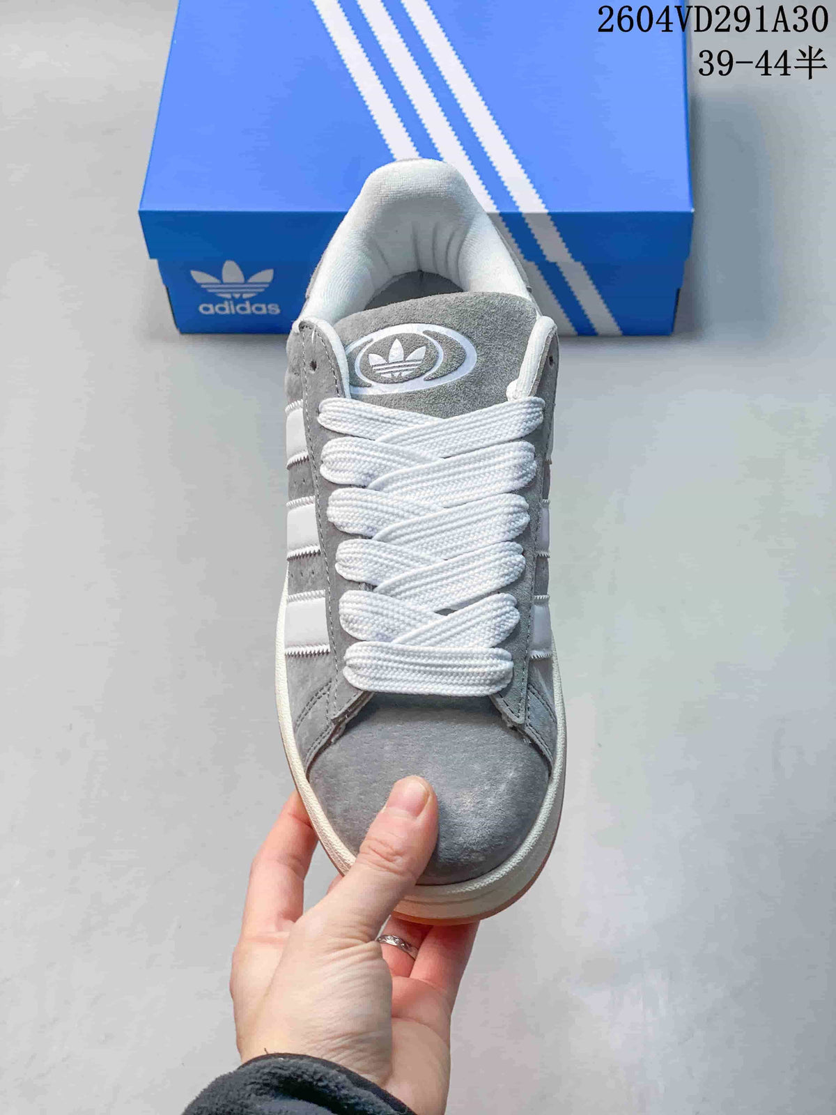 Adidas Campus 00s Low-Top Sneakers Grey White ID7028
