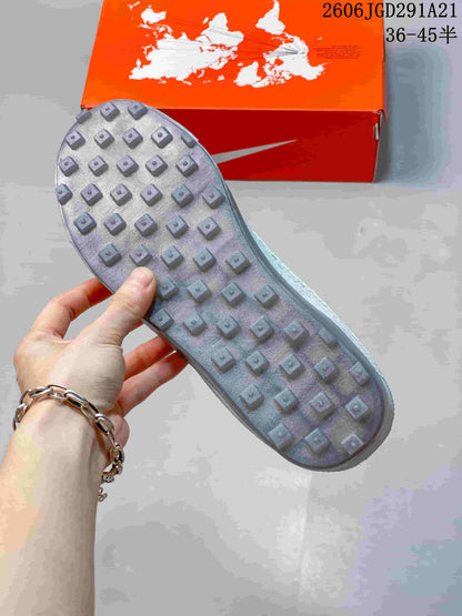 Nike Astrograbber Leather Low-Top Sneakers in Light Blue