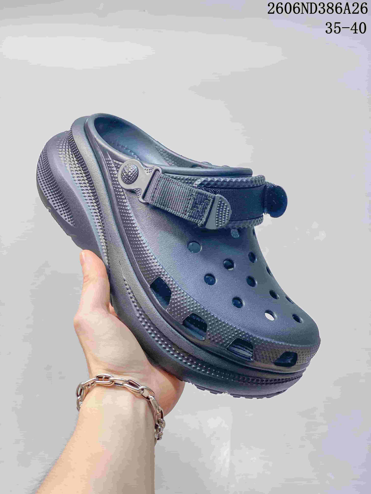 Crocs Puffed Clog Sandals with Adjustable Heel Strap