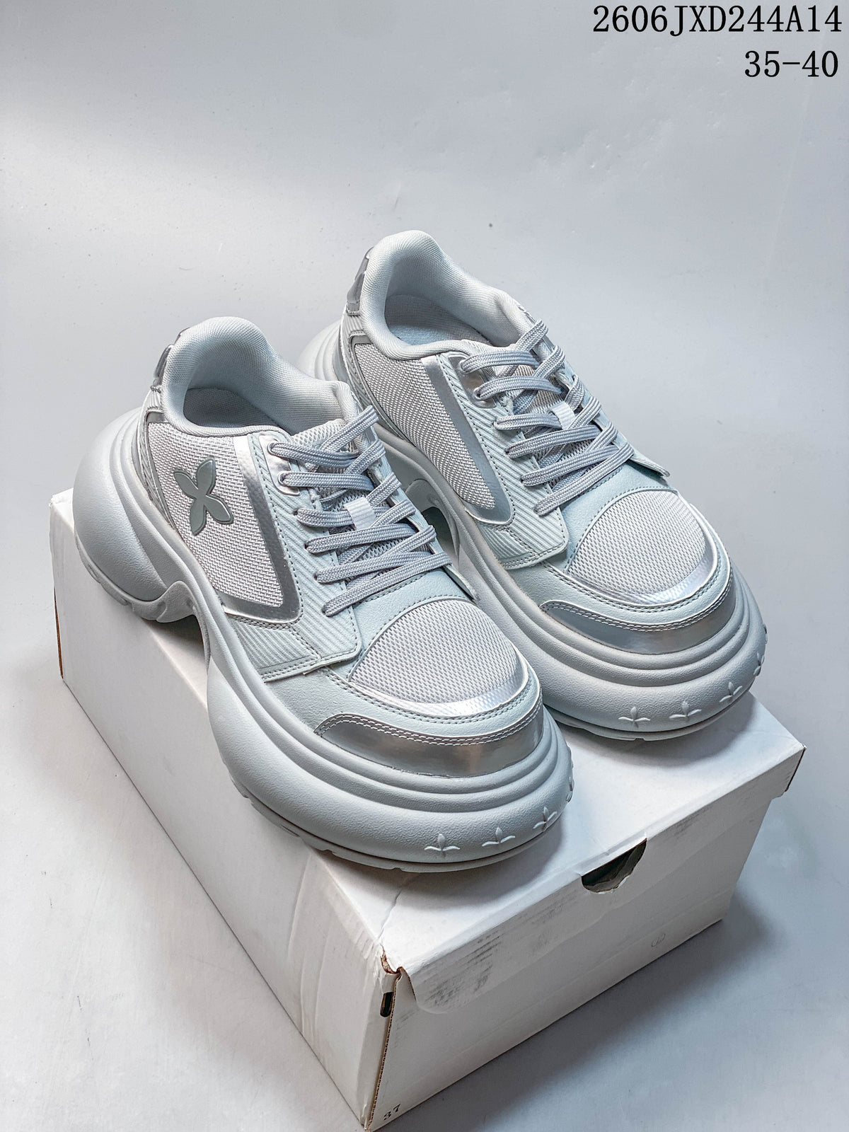 SMFK Women’s Retro Sneakers White 06JXD244A14