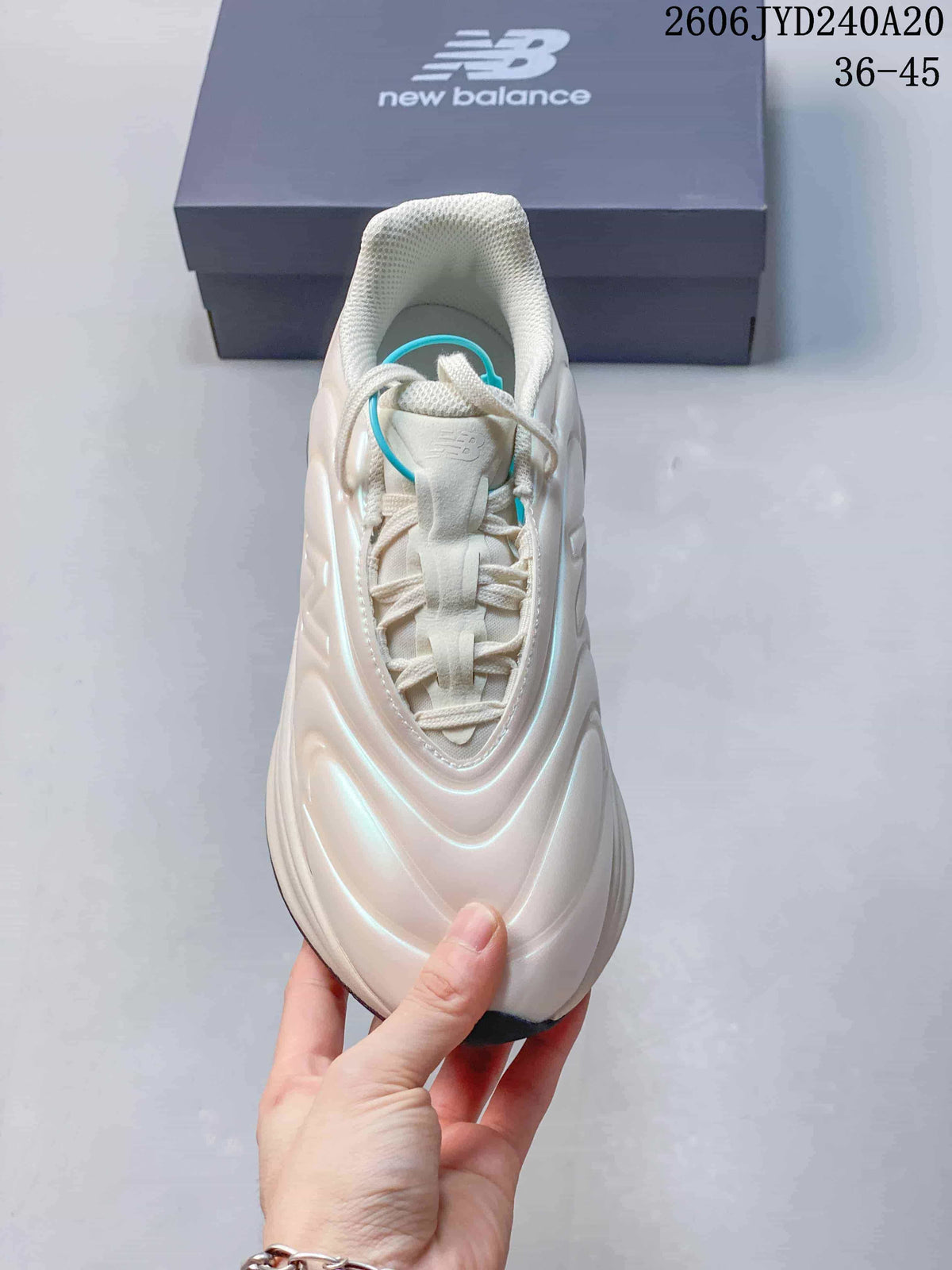 New Balance NB5030 Retro Running Sneakers, Pearl White