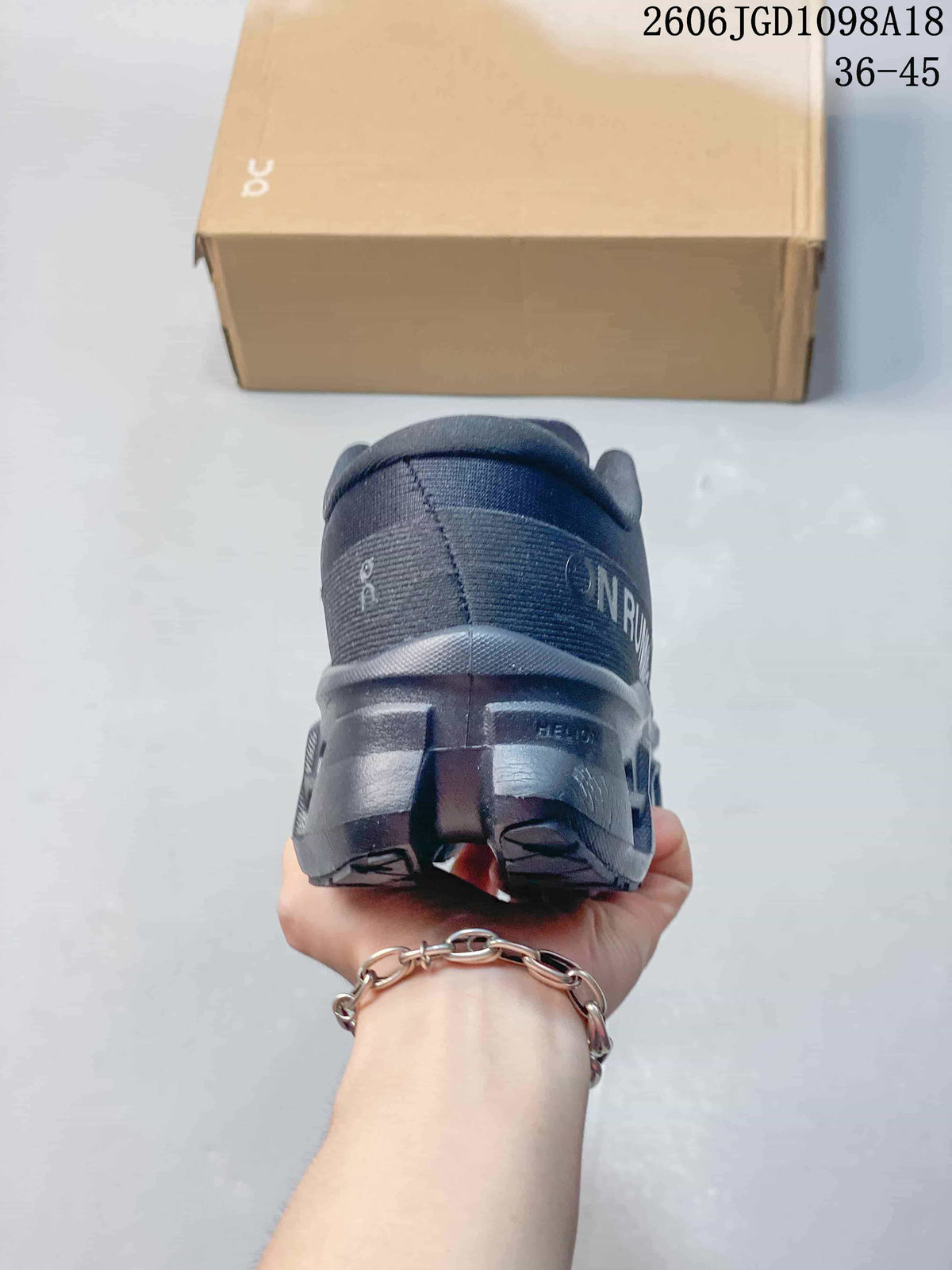 On Cloudmonster 3 Running Shoes, Charcoal, 611280ASEWO