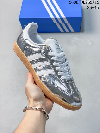 adidas Samba OG Silver Low-Top Sneakers