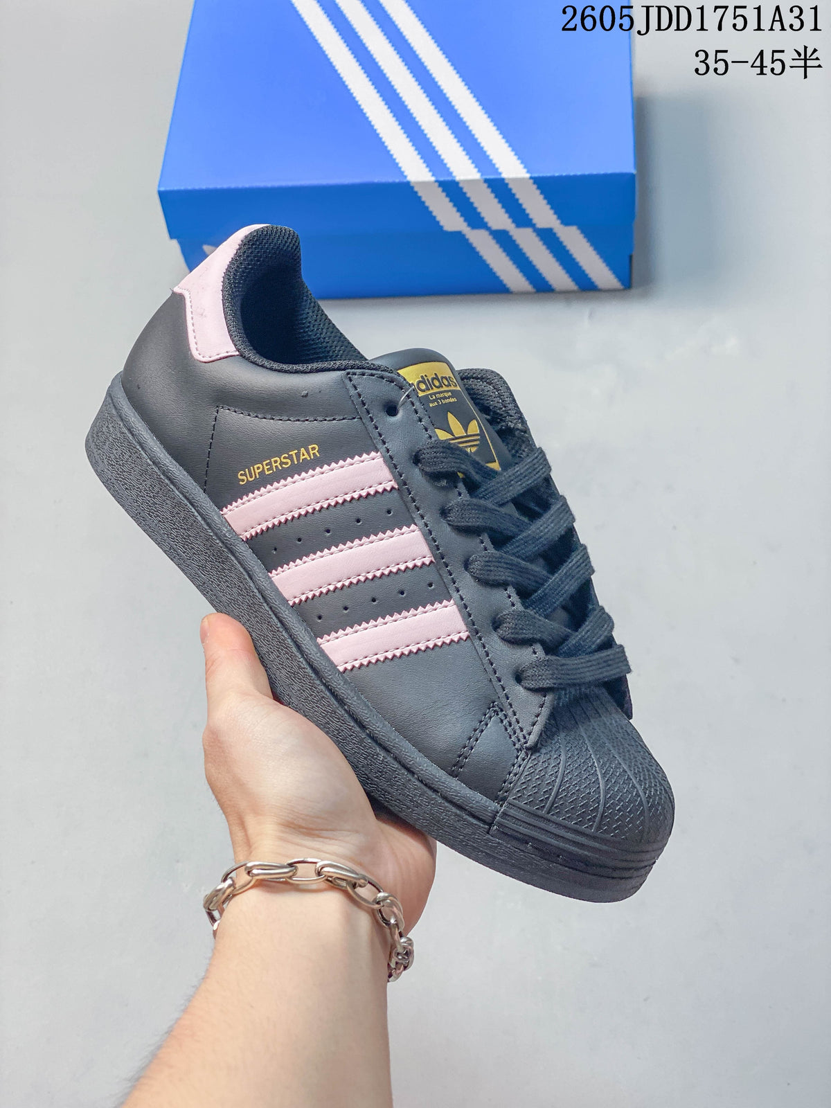 Adidas Superstar Shell-Toe Sneakers in Mixed Colors