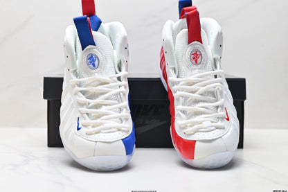 Nike Air Foamposite One Penny Hardaway White Red Blue Sneakers