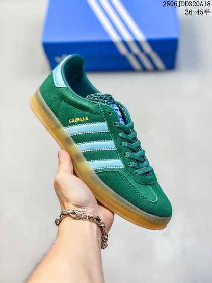 Adidas Gazelle Low-Top Sneakers with Gum Sole