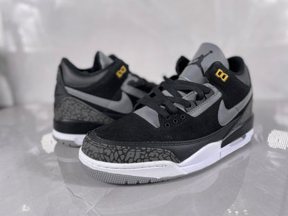 Nike Air Jordan 3 Retro Black Grey Sneakers