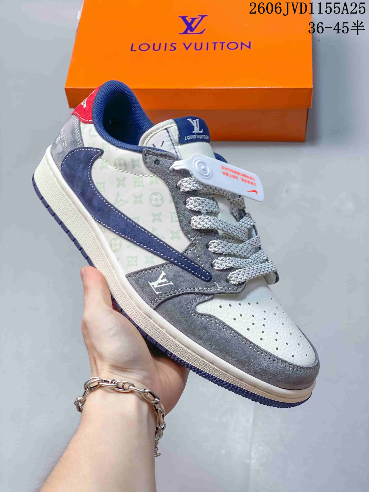 Nike SB Dunk Low Pro Sneakers in Gray and White