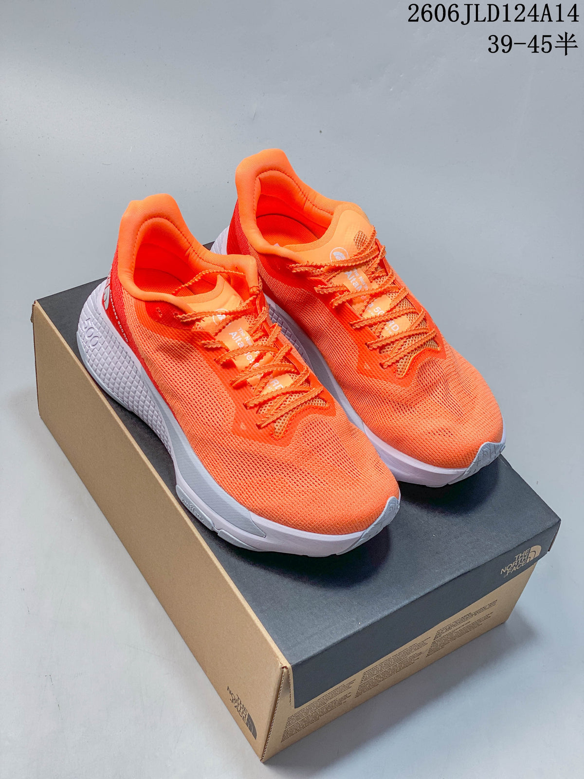 The North Face Women's Trail Running Shoes - Orange and Gray