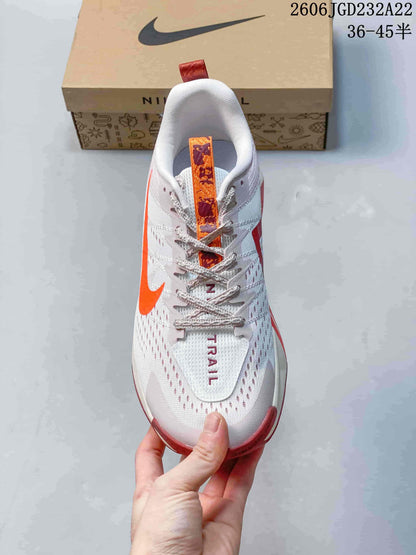 Nike ReactX Wildhorse 10 Trail Running Shoes, White and Orange