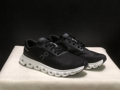 On Cloud 6 Push Sneakers, Black and White