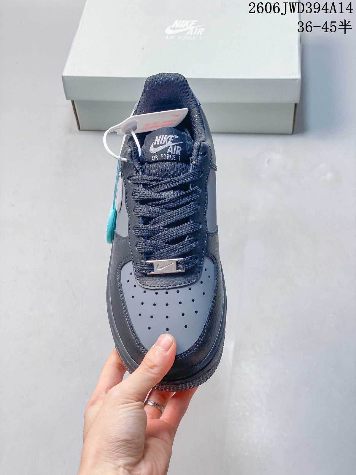 Nike Air Force 1 Low Posite Max Sneakers in Navy and Gray