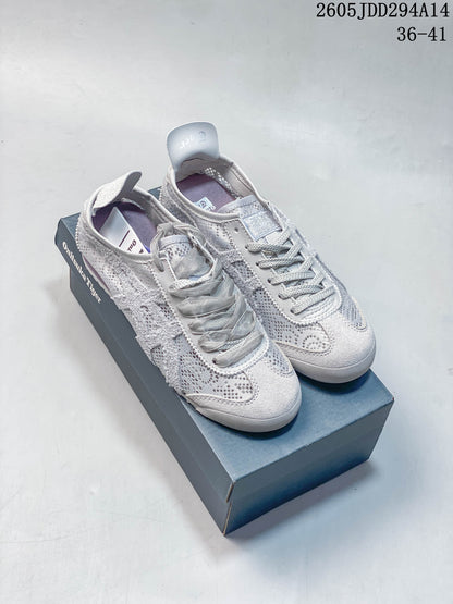 Onitsuka Tiger Mexico 66 Low-Top Sneakers in Light Gray