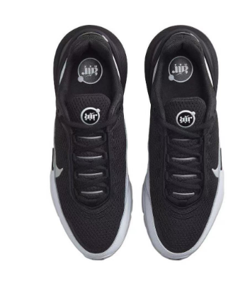 Nike Air Max Black and Silver Running Sneakers