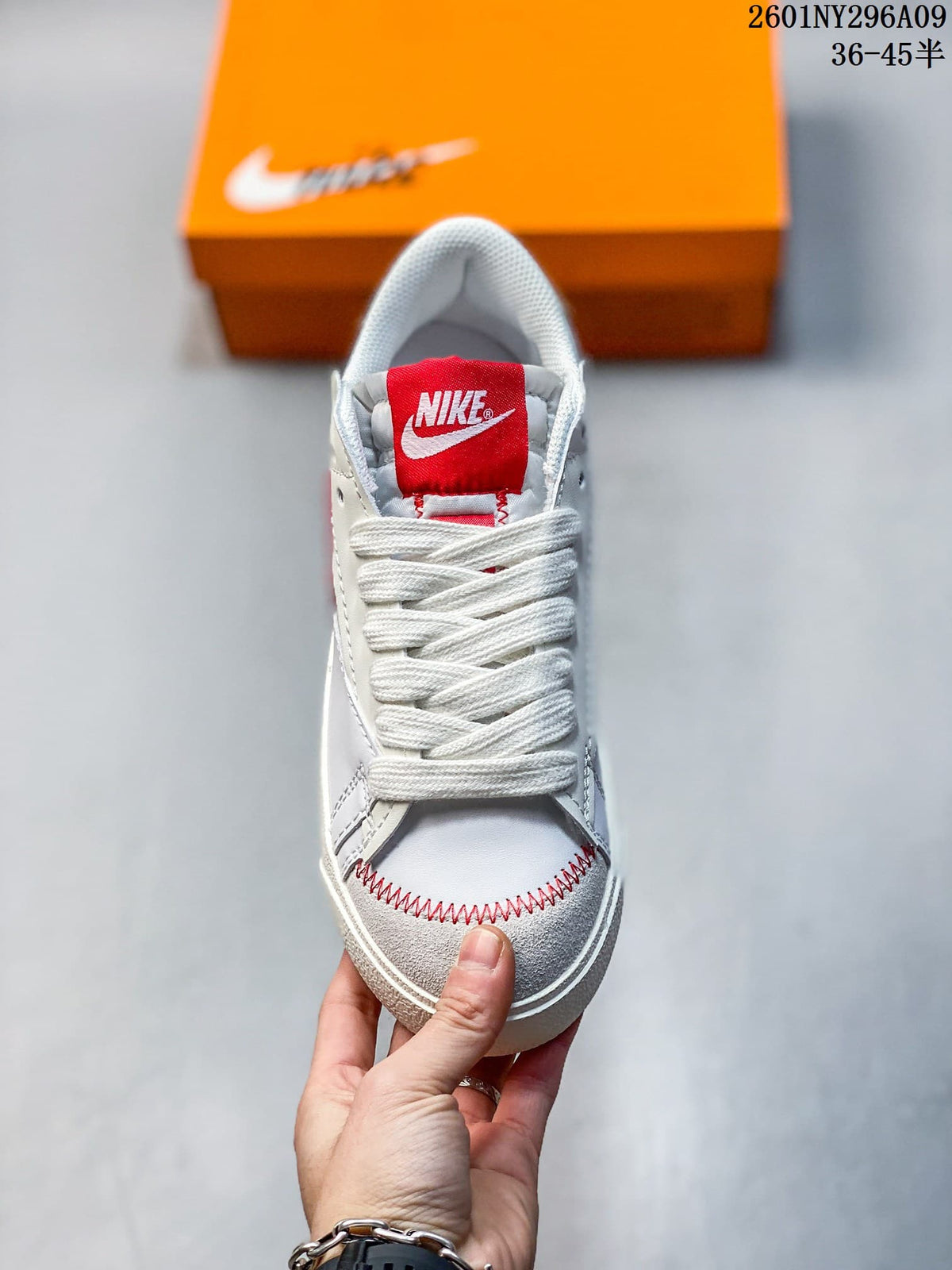 Nike Blazer Low '77 Jumbo White Red Sneakers