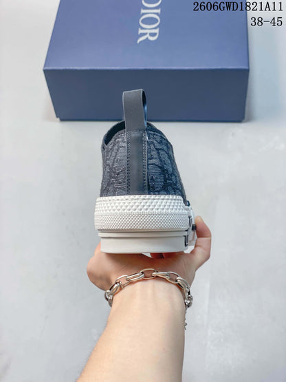 Dior B23 Low-Top Sneakers in Gray