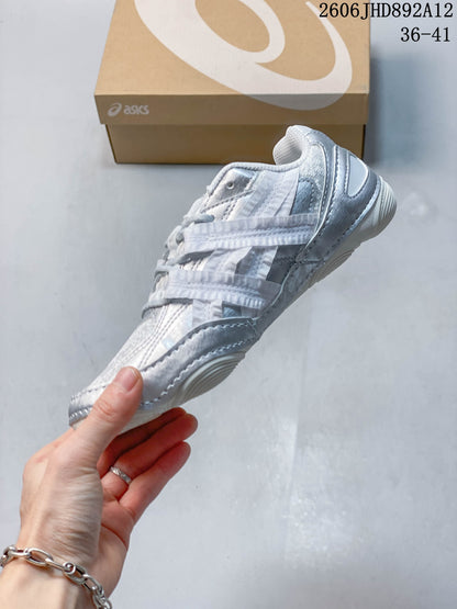 ASICS x empty behavior Hypersync Silver Low-Top Sneakers