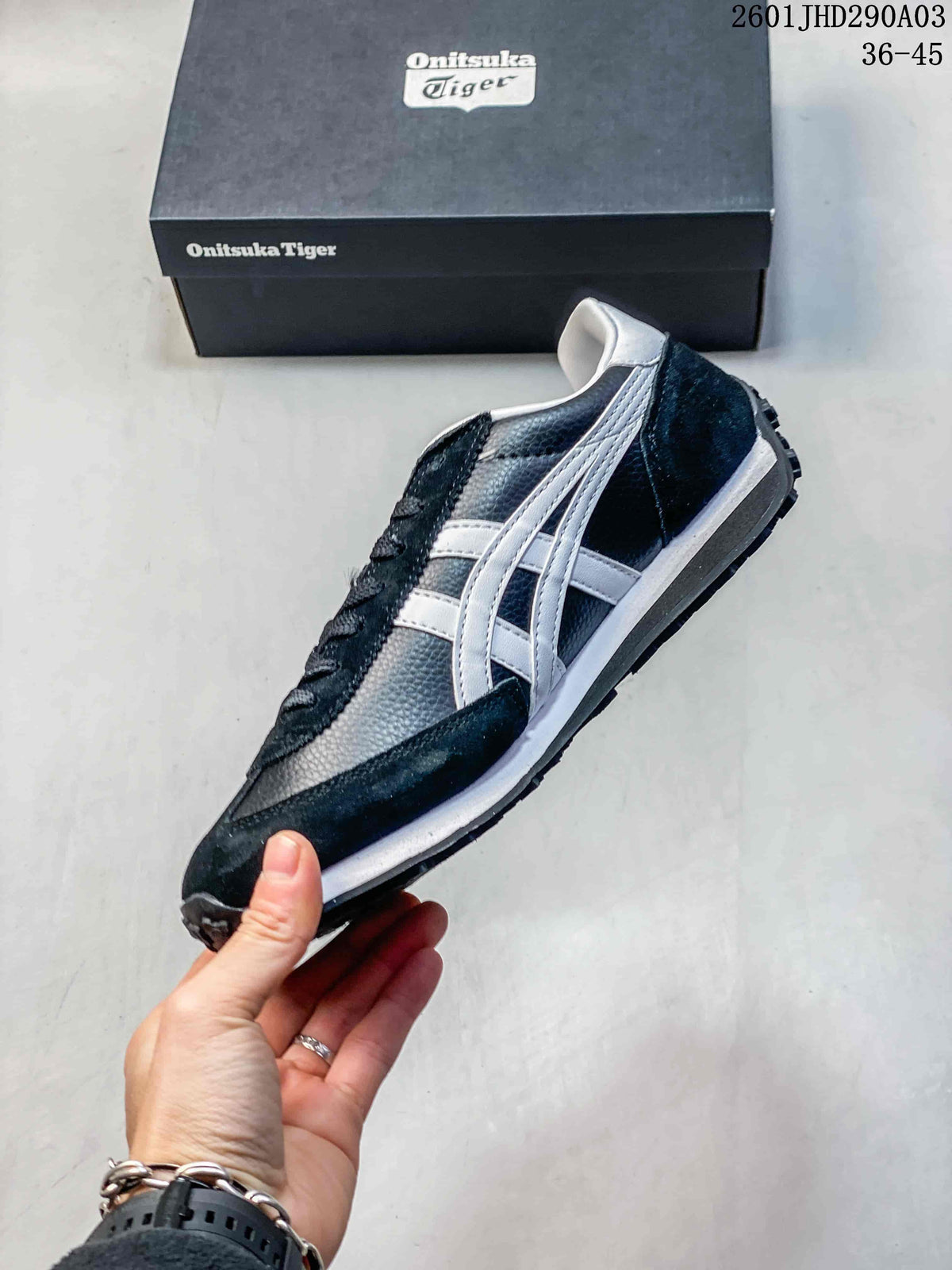 Onitsuka Tiger EDR 78 Retro Sneakers in Navy and Silver