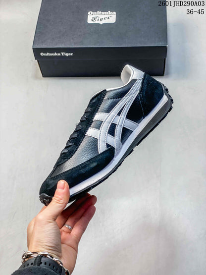 Onitsuka Tiger EDR 78 Retro Sneakers in Navy and Silver