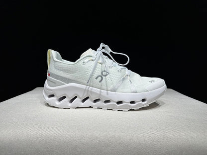 On Cloudsurfer Trail White Trail Running Shoes