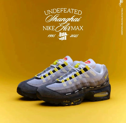 Nike Air Max 95 SP x UNDEFEATED Grey Yellow Sneakers IB4523-002