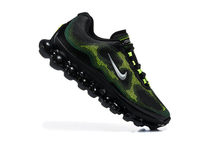Nike Air Max Black and Volt Green Sneakers