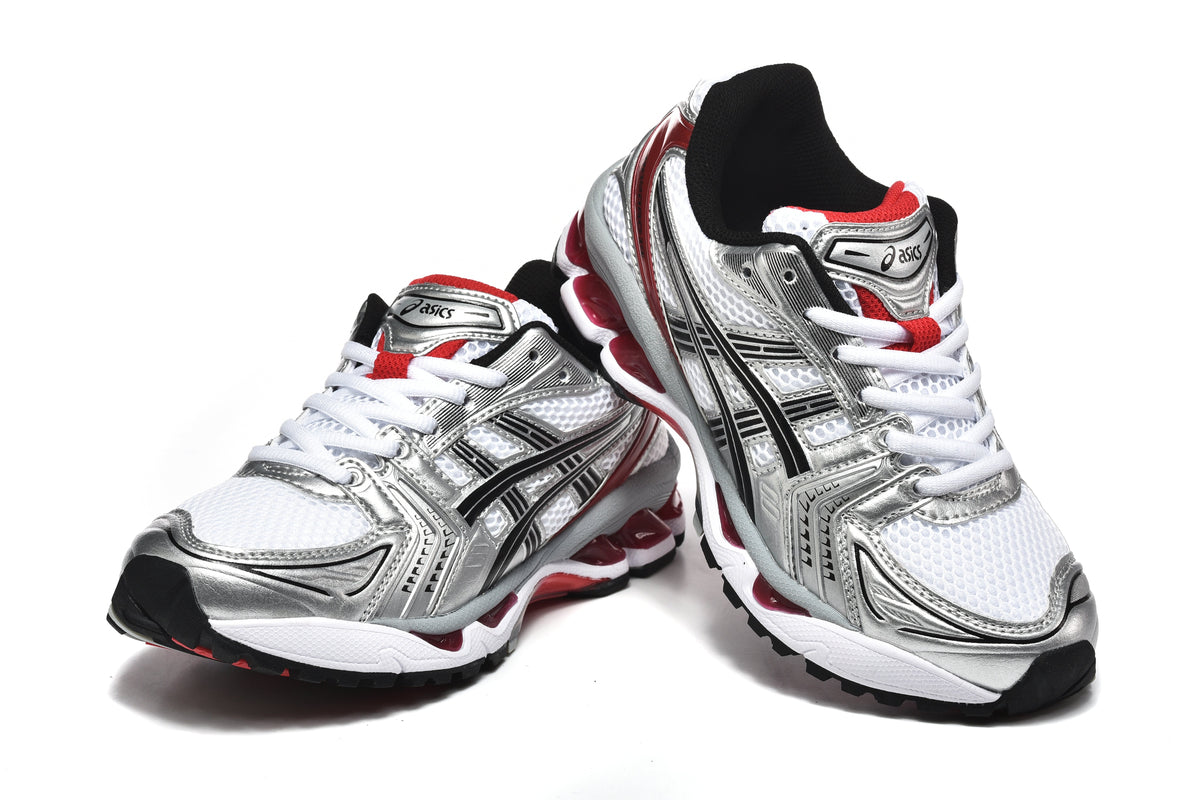 ASICS Gel-Kayano 14 Sneakers Silver White Red
