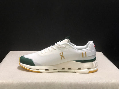 On Cloudnova Form 2 Sneakers in White and Green
