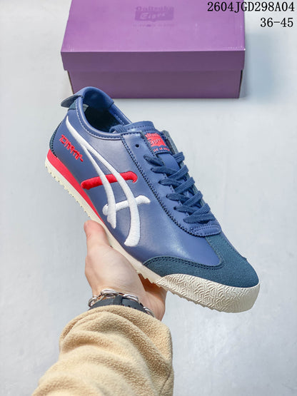 Onitsuka Tiger Mexico 66 Deluxe Sneakers Blue Red