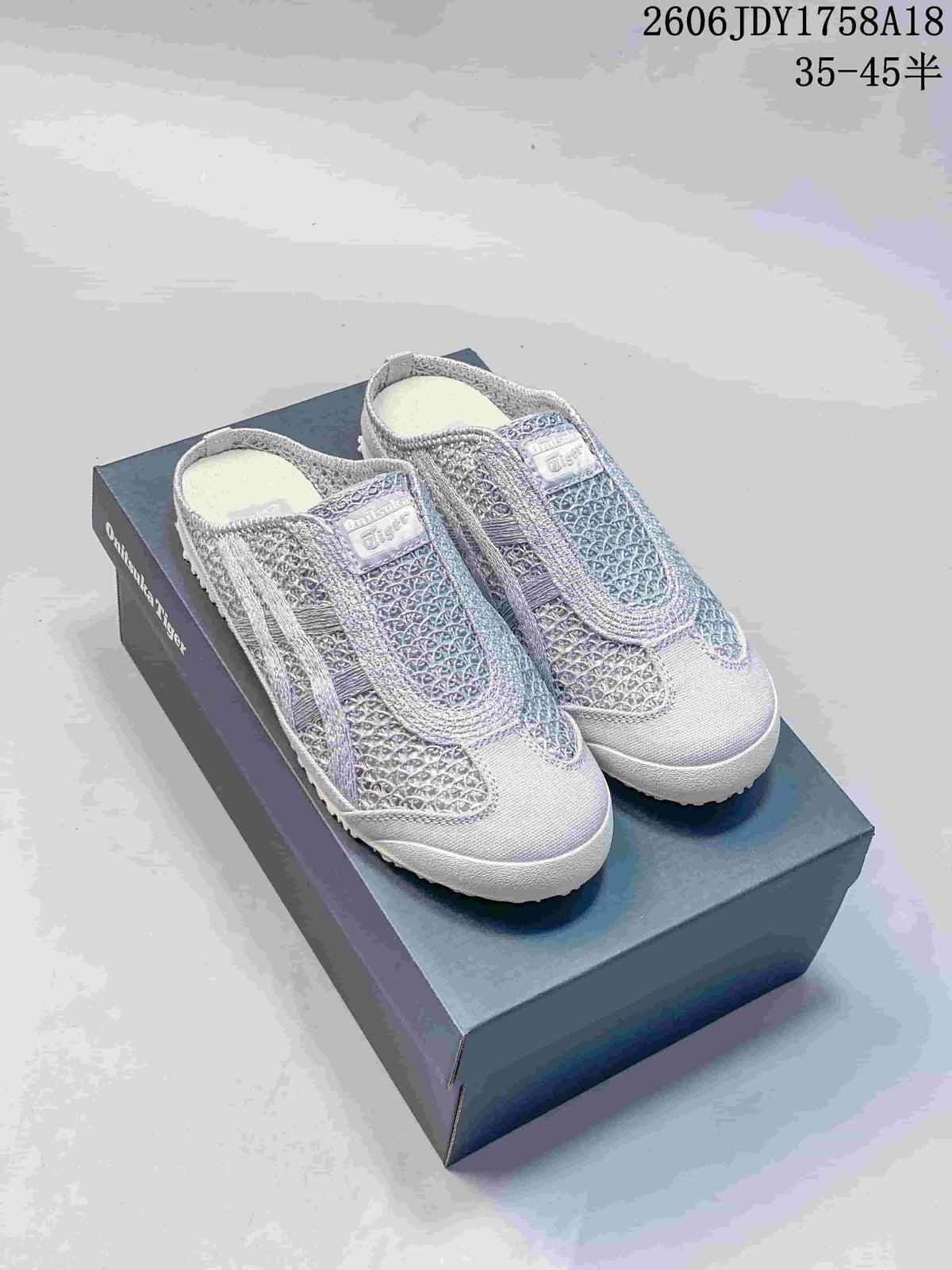 Onitsuka Tiger Mexico 66 Sabot Slip-On Sneakers, Silver