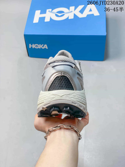 Hoka One One Trail Running Shoes Silver Mesh