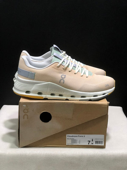 On Cloudnova Form 2 Sneakers in Mist and Heather
