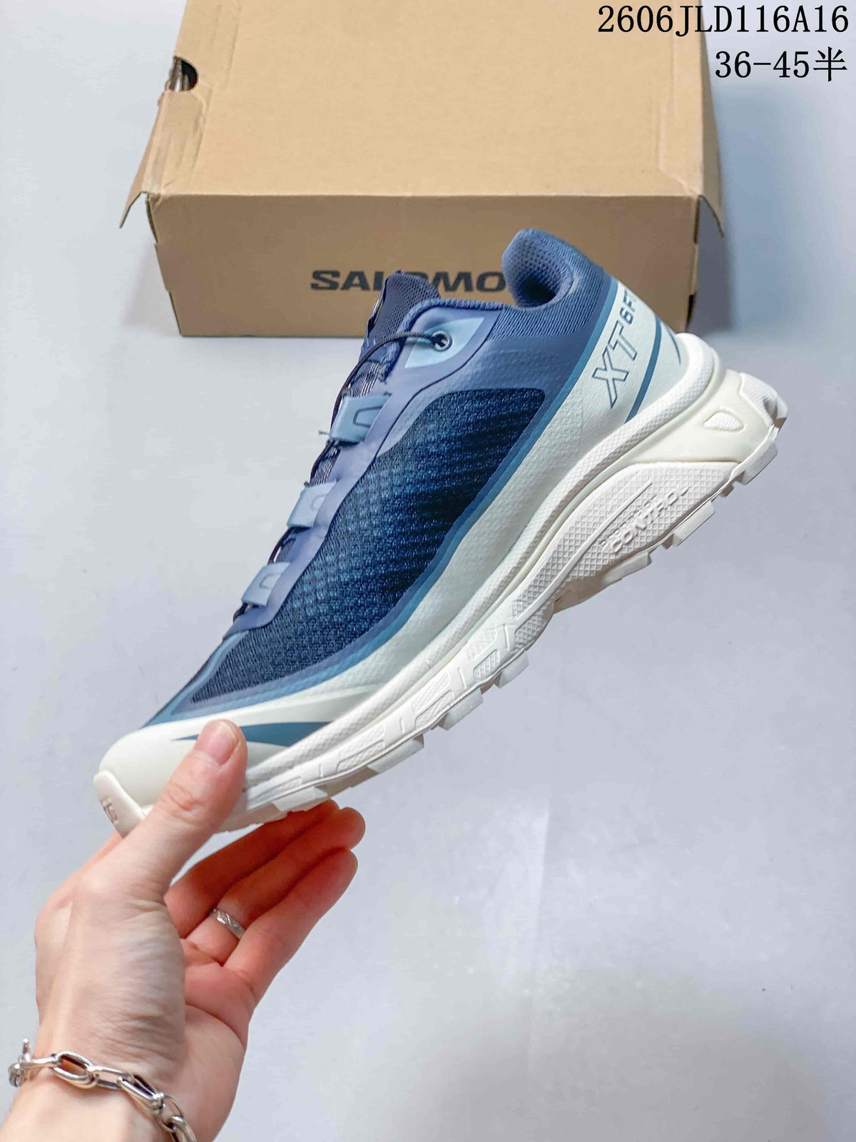 Salomon XT-6 Expanse Sneakers in Blue and White