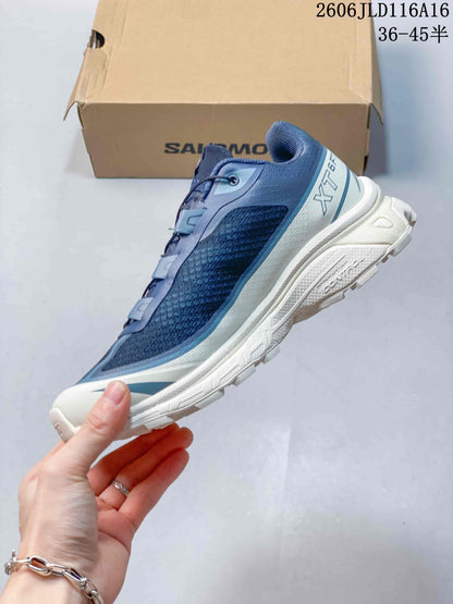 Salomon XT-6 Expanse Sneakers in Blue and White